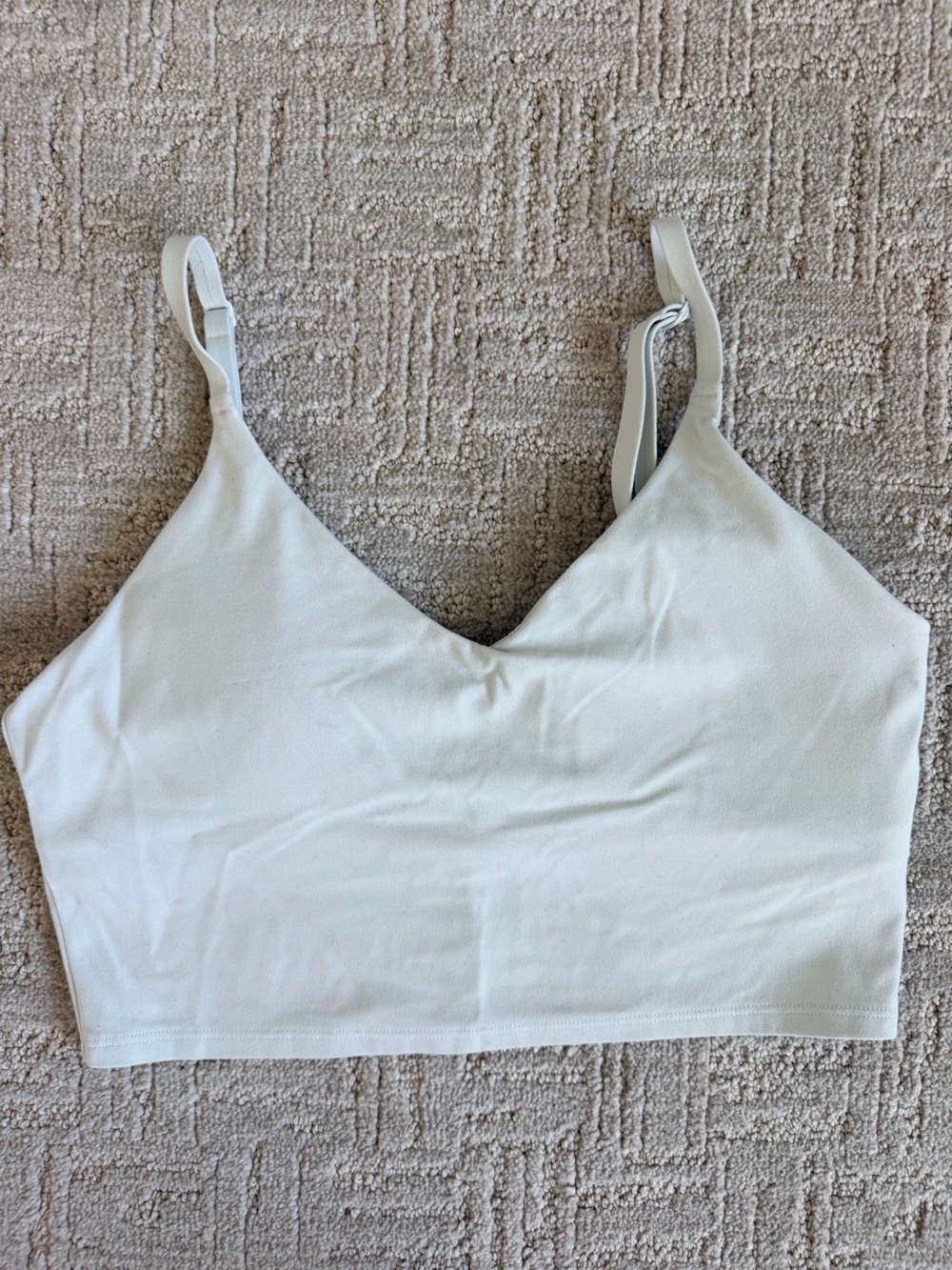 Athleta Elation V-Neck Cropped Bra Tank in Mint